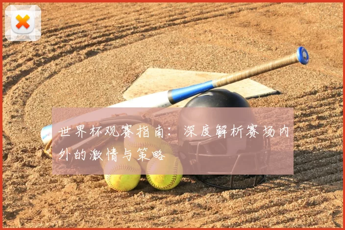 世界杯观赛指南：深度解析赛场内外的激情与策略