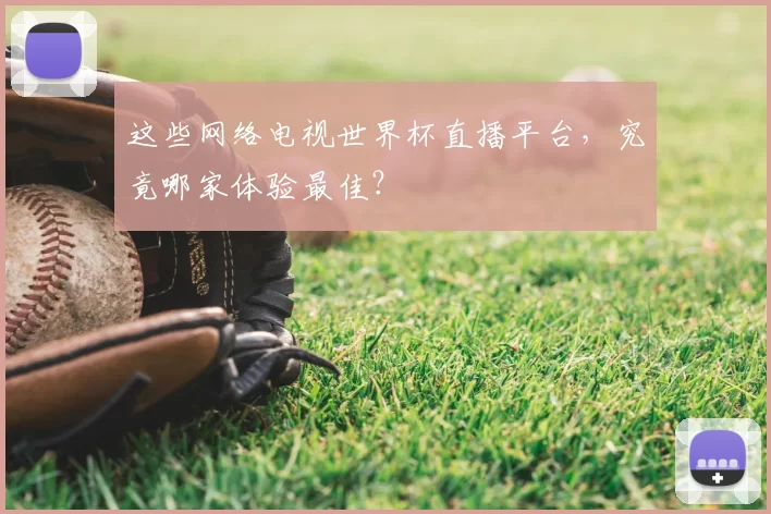 这些网络电视世界杯直播平台，究竟哪家体验最佳？