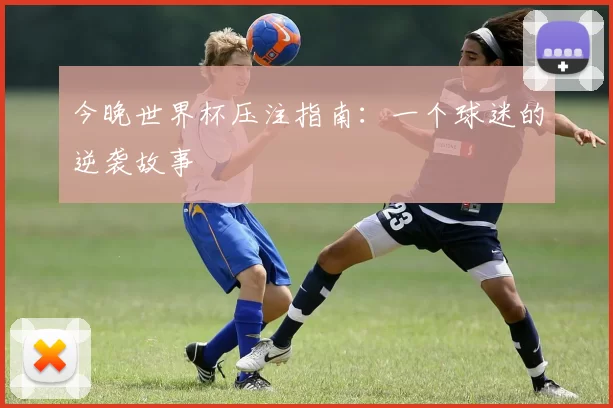 今晚世界杯压注指南：一个球迷的逆袭故事